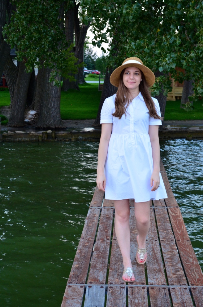 Date Night at the Lake: White Dress_0455
