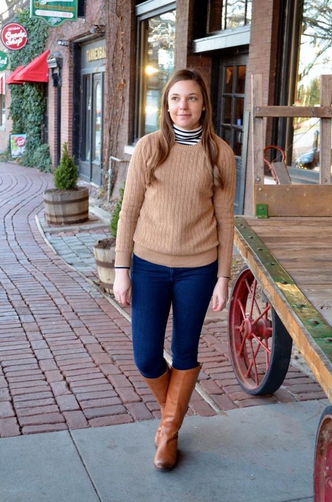 Barbour, Turtleneck, Sweater and Boots_1692